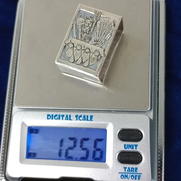 Navajo Harvest Sterling Silver Range Belt Set Signed - Picture 10 of 16